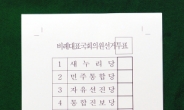 비례투표용지 31.2㎝ 역대 최장…투·개표 차질 우려