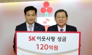 [포토뉴스]SK, 사회복지공동모금회에 120억원 기탁