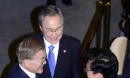 [헤럴드포토] 자유한국당 의원석 찾은 문재인 대통령