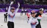 [2018 평창]한국 남자 쇼트트랙 5000ｍ 계주 올림픽 신기록…결승 진출