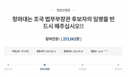 청와대 국민청원, ‘반드시 조국 임명’ 25만 vs ‘임용 반대’ 15만