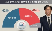 조국 검찰개혁…실패할 것 46.6% > 성공할 것 45%
