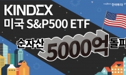 한국투자신탁운용, KINDEX 미국S&P500 ETF 순자산 5000억원 돌파