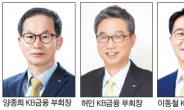 양종희·허인·이동철 부회장 3각체제…KB금융지주, 변화·혁신에 올인한다