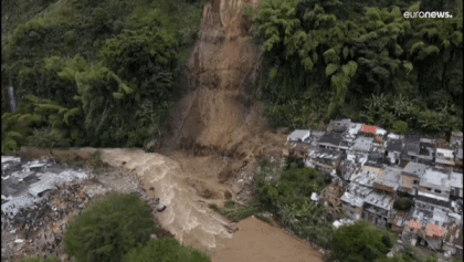 [영상] 콜롬비아 서부서 폭우로 산사태…14명 사망·30여명 부상 [나우, 어스]