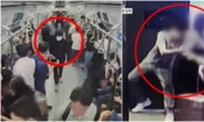 [픽!영상] 흉기난동 공포에 지하철 아수라장…일본인 女관광객 결박 폭행