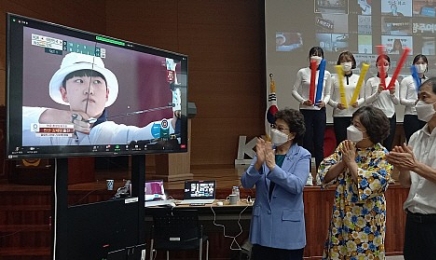 안산(20·광주여대) 도쿄 올림픽 여자 양궁 '2관왕'