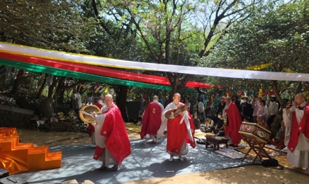 지리산 화엄사 '구층암'서 봉천산신대제 봉행