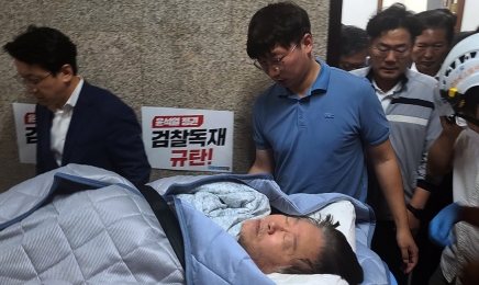 ‘이재명 동조단식 16일째’…“광주·전남 국회의원 출마자들 단식 중단”
