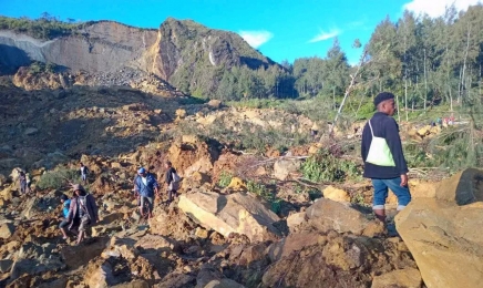 파푸아뉴기니서 대형 산사태, 구조 본격화…