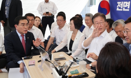“삭발에 단식까지” 이재명 동조 투쟁 나선 광주전남 총선 후보자들