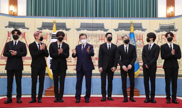 Watch: BTS Visits President Moon Jae In At Blue House For Ceremony Of  Appointment As Special Envoy