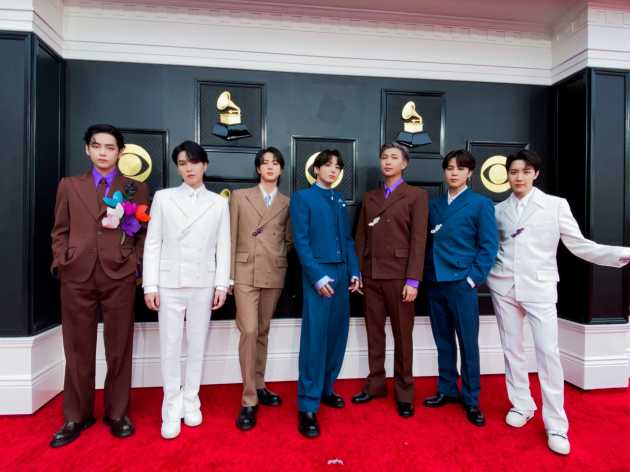 Check out BTS's historic performance at the Grammy Awards
