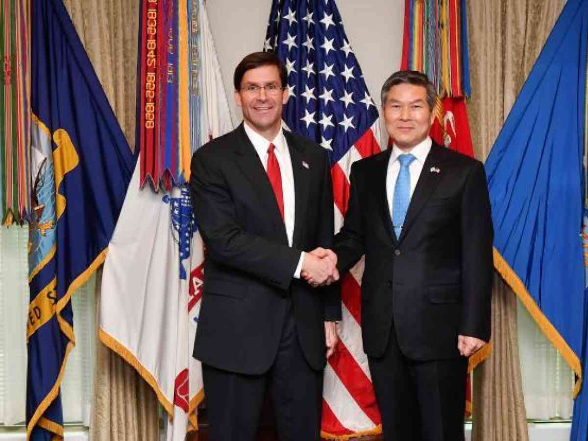 Esper says he called S. Korean counterpart to discuss defense cost ...